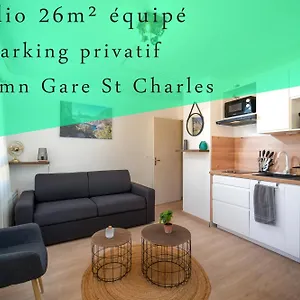 Equipe Avec Parking A 6min A Pied De La Gare St Charles Appartement Marseille